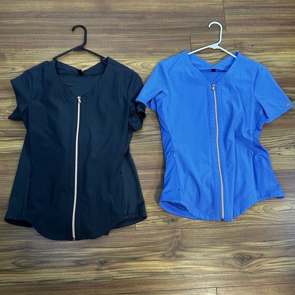 Women's Scrub Tops Lot of 2 Small Tops Medium Pants Sets